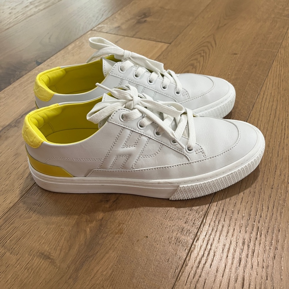 Authentic Hermes deep sneaker crocodile patch size 39